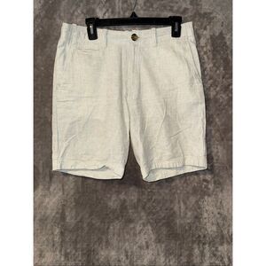 14th & Union Slim Fit Linen Blend Size 30 Shorts Coastal Academia #782